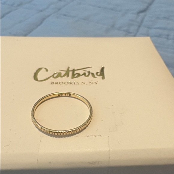 Catbird Jewelry Petite Gold Fountain Ring - Picture 6 of 16